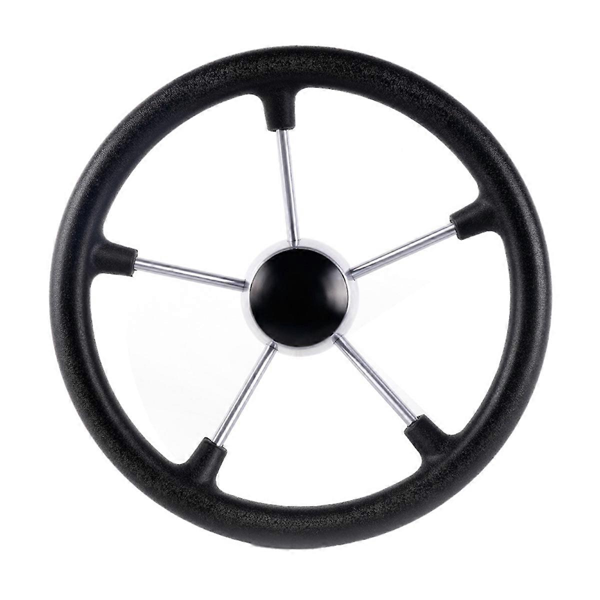 Marine Yacht Stainless Steel 13.5 Inch Steering Wheel for Boat Marine Yacht Ship Accessories