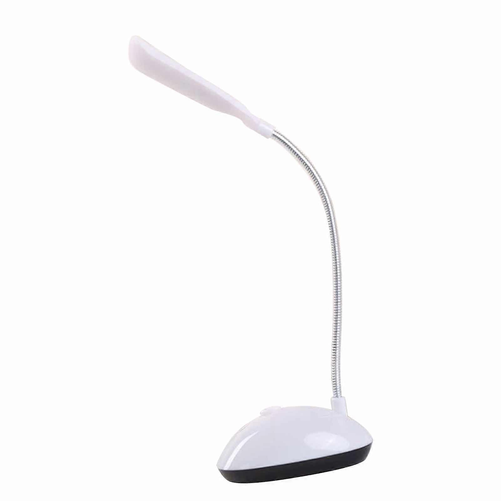 LED Desk Lamp Folding Adjustable Energy Saving Eye Caring Reading Table Light for Study Bedroom Office White