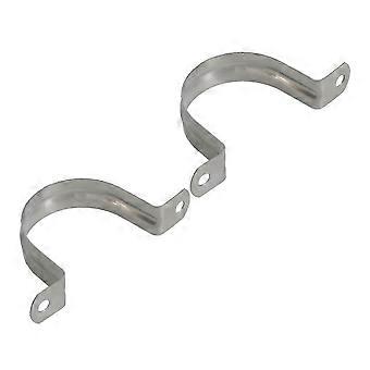 10 Pieces U Shaped Stainless Steel Pipe Clamps Tube Clips 50mm Height-Yvan