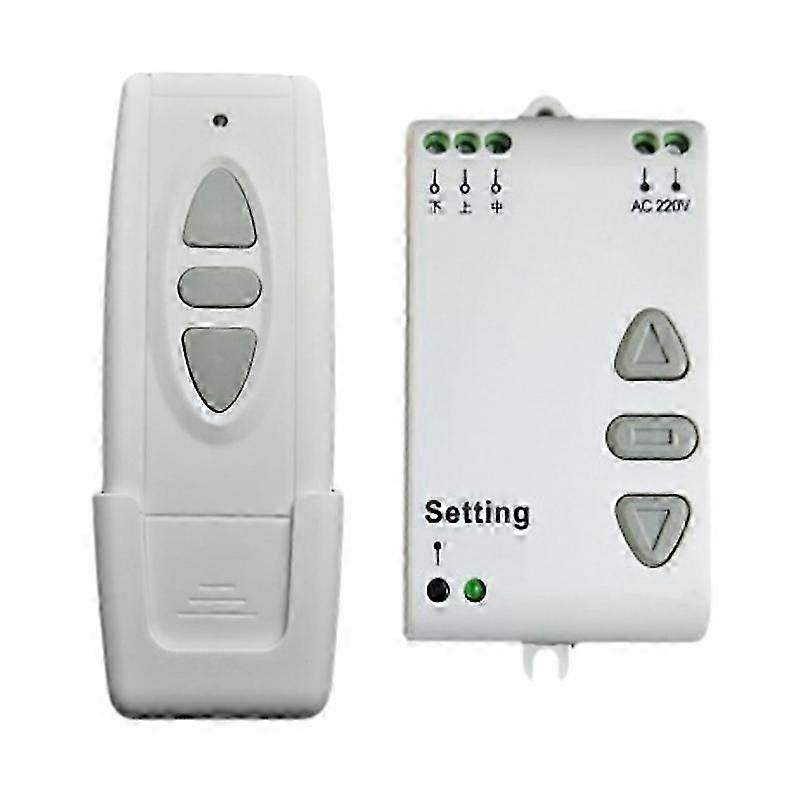 Upgraded Remote Control Wireless Motor Switches used for Shutter Door Curtain