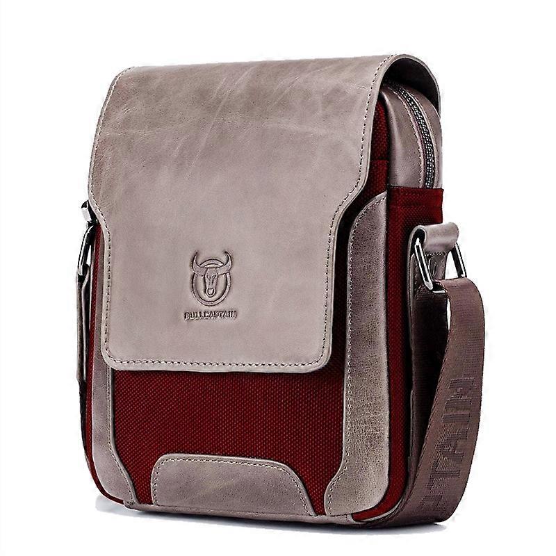 BULL CAPTAIN 999 Men Leather Diagonal Bag First-Layer Cowhide Multi-Function Shoulder Bags