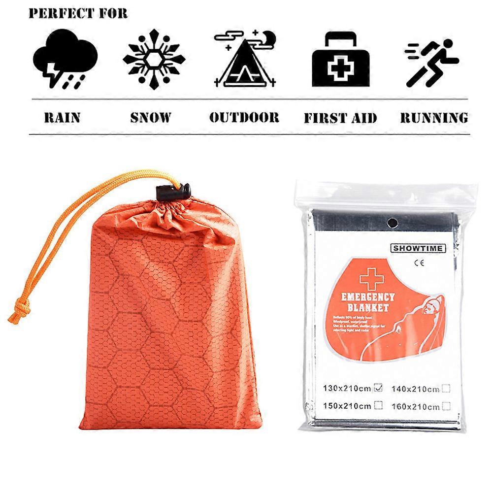 Emergency Solar Space Blanket Survival Safety First Aid Insulating Mylar Thermal Camping Hiking Accessories Appliances