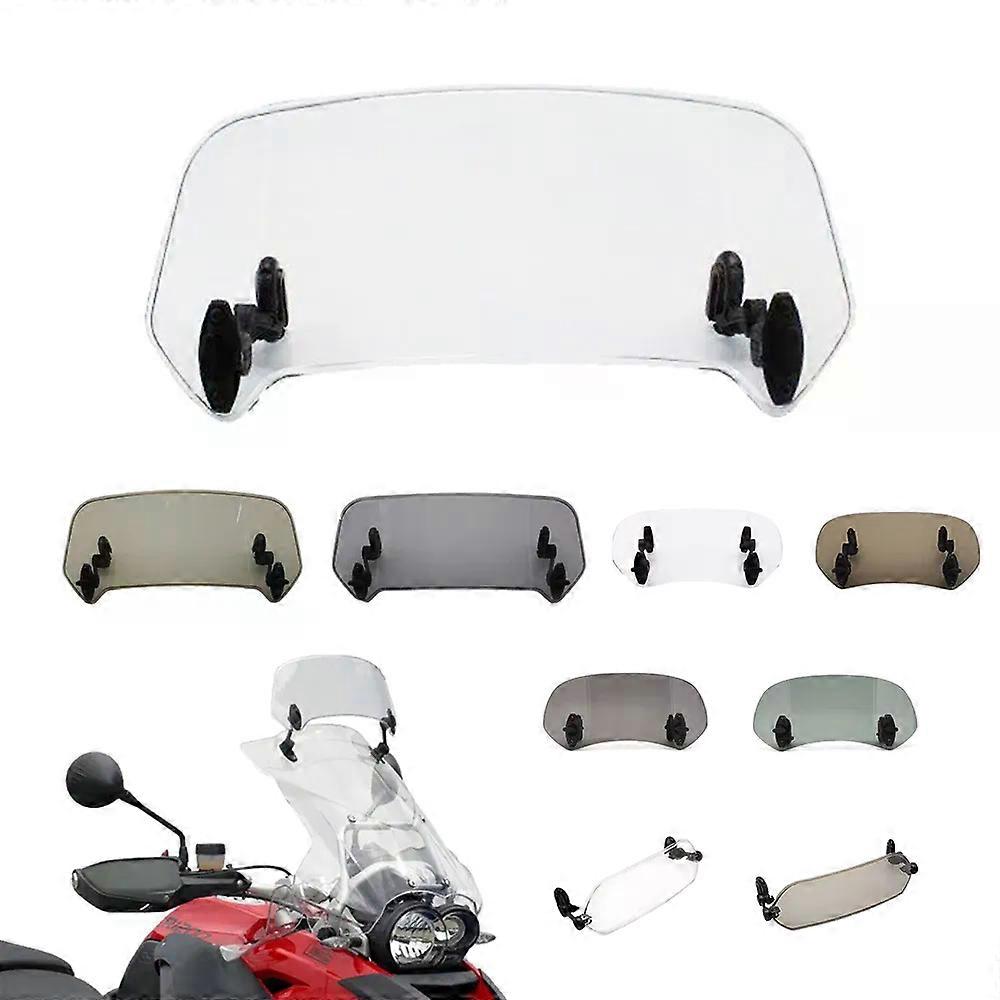 Universal Motorcycle Windshield Extension Adjustable Spoiler Clamp-On Windscreen Deflector compatible for    SUZUKI MAXP