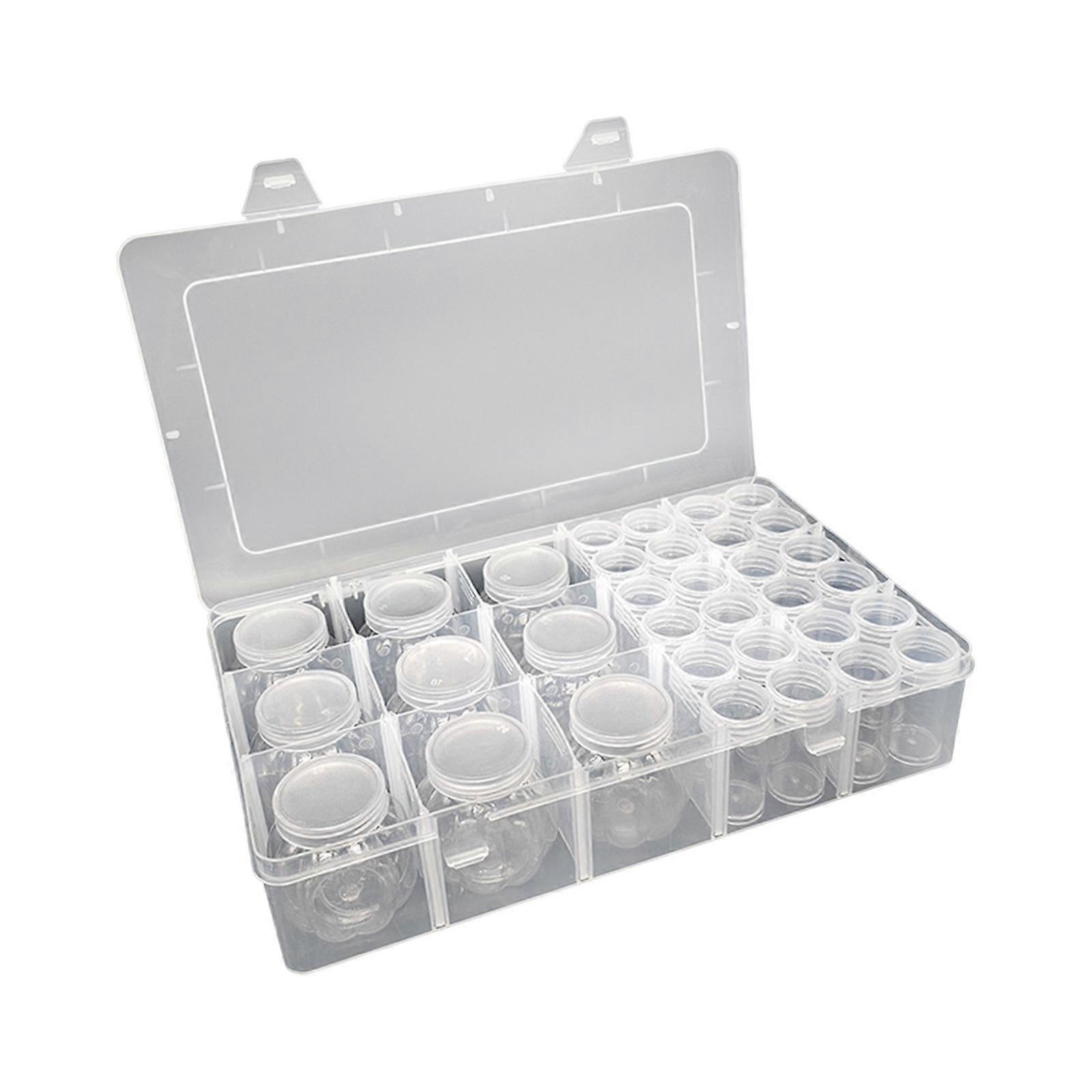Bead Organizer Diamond Craft Storage Box Dustproof Rectangle Portable Bead