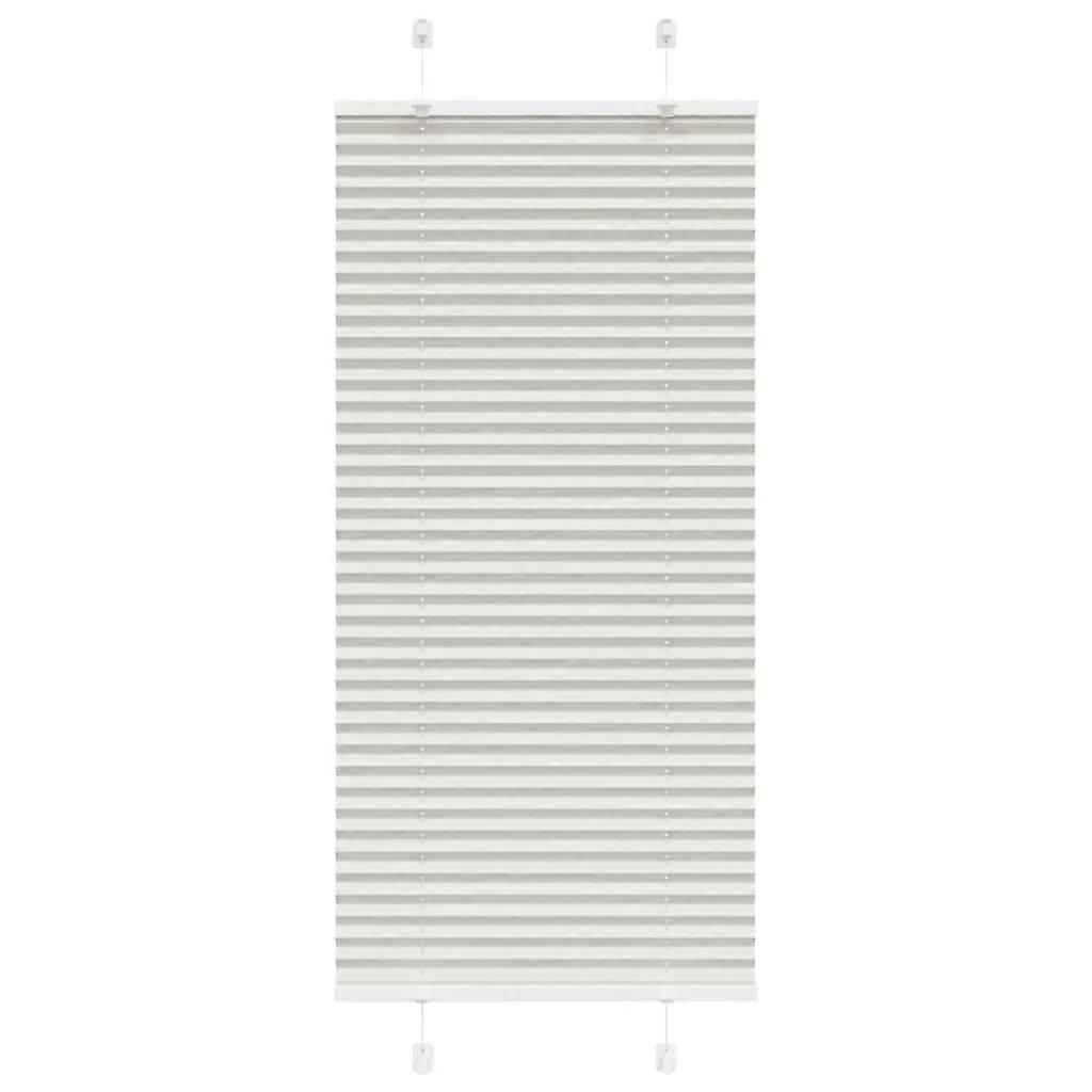 Plissee Hellgrau 60x150 cm Stoffbreite 59,4 cm Polyester