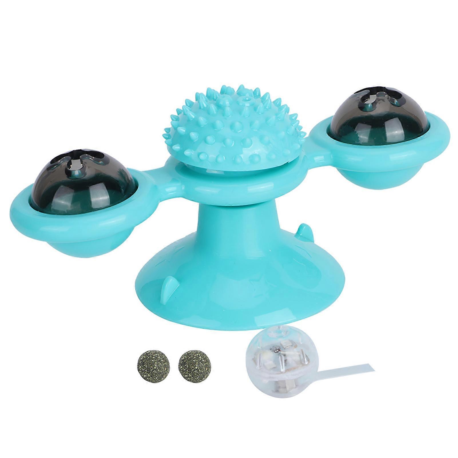 Rotating Catnip Massage Brush For Cats Hair Removal Tool Puzzle Interactive Chewing Toy Catnip Toy