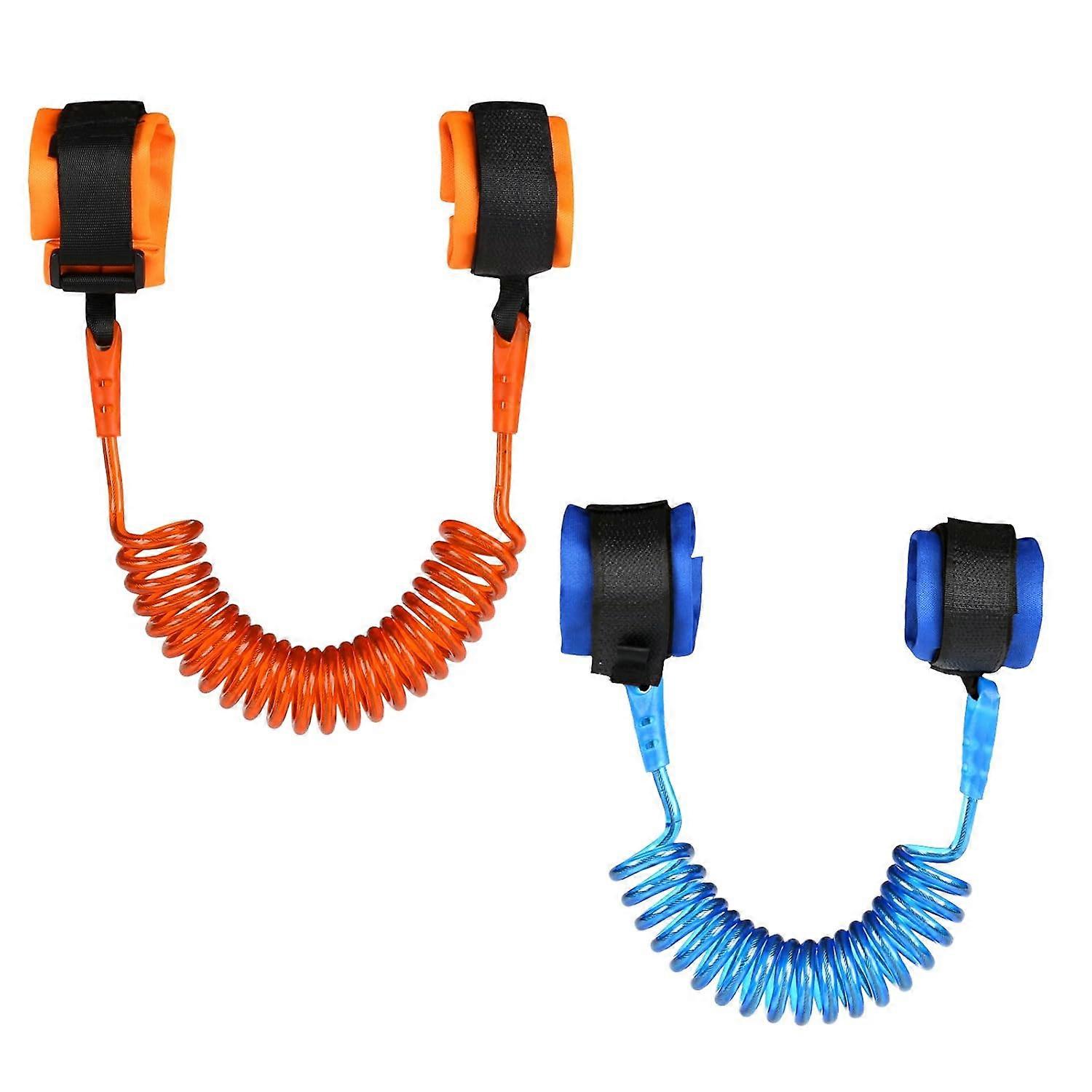 Soft & Comfortable Wrist Link, Anti Lost Safety Harness with Resilient Wrist Tether, Double Tape for Kids' Security, Soft And Smooth Cuffs for