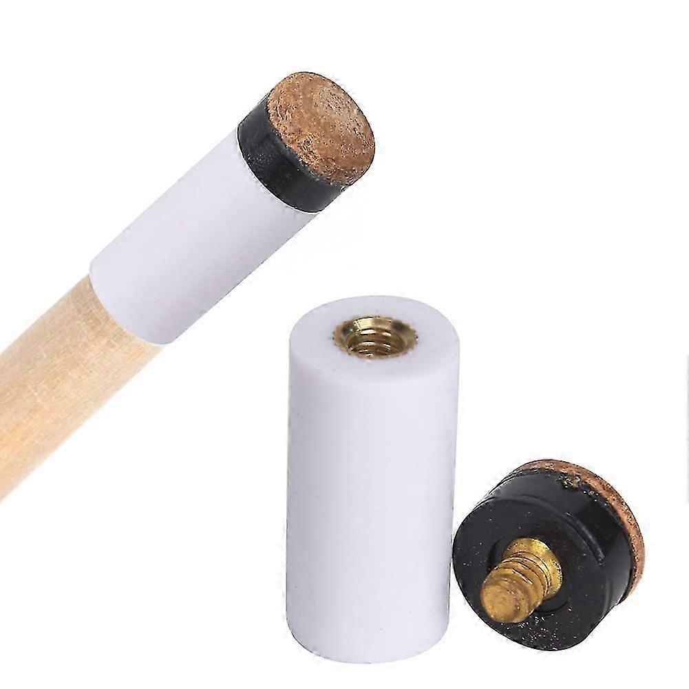 Billiard Cue Tips, 10 Pcs Pool Billiard Cues Tips Replacement With Pool Cue Stick Ferrules, Screw On Billiard Cue Tip For Snooker (13mm)