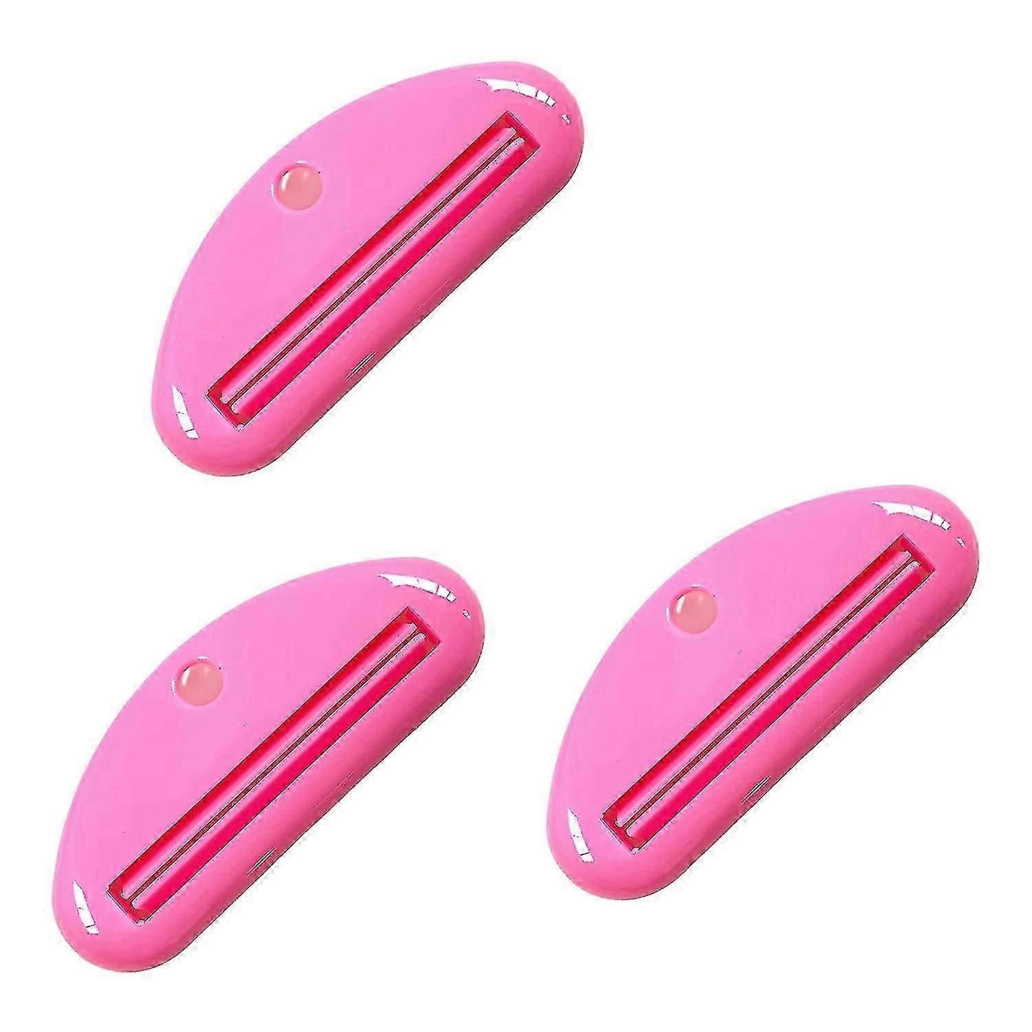 3Pcs Toothpaste Squeezers Colorful Plastic Manual Tool Squeezing Universal Face Cleanser Rolling Squ