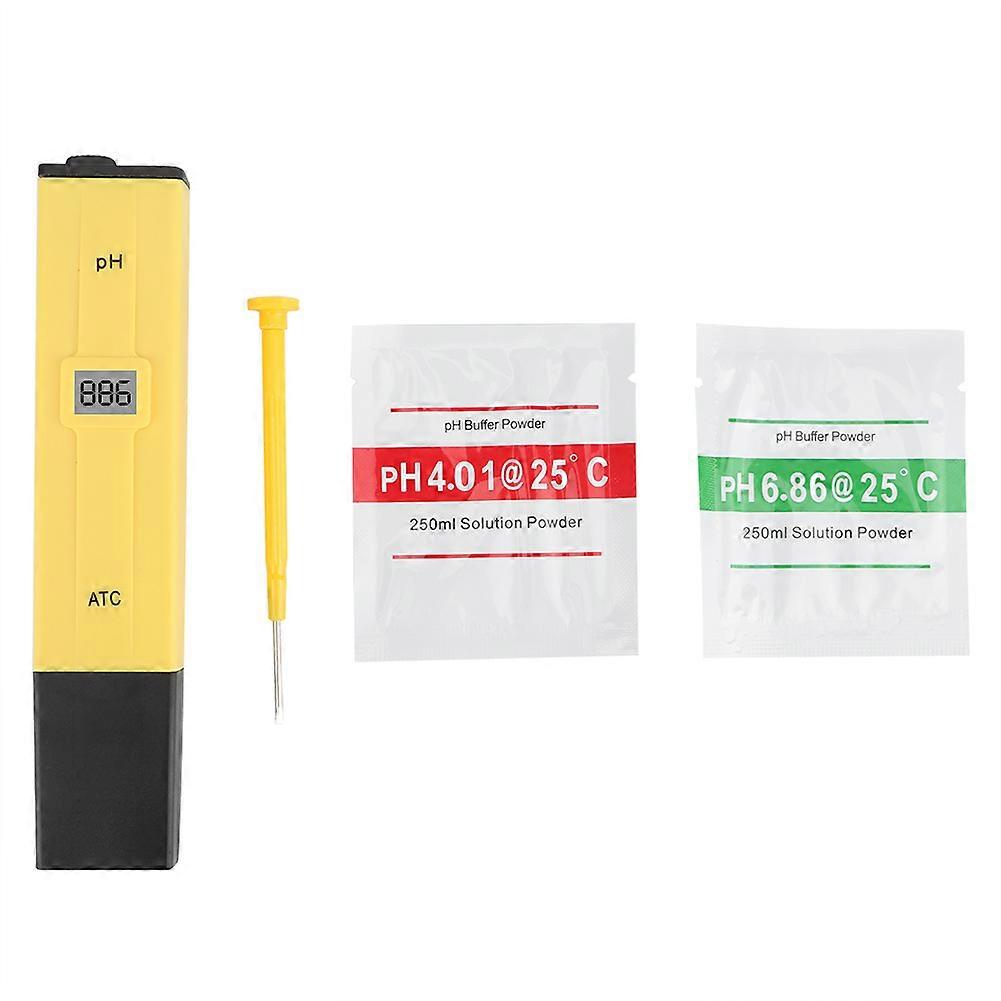 Water Quality pH Tester for Aquariums with Proofreading Powder - Accurate Hydrogen Level Measurement for Fish Tanks