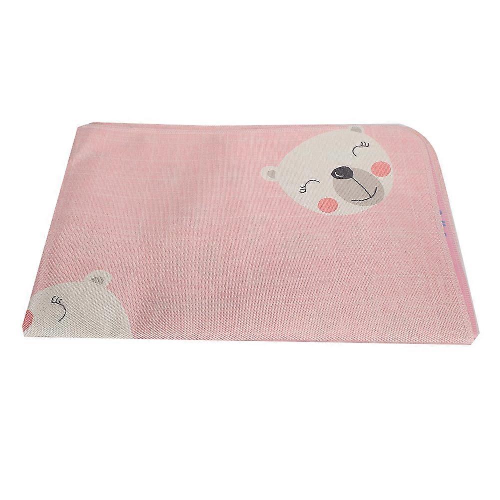 Double-Sided Cooling Pad for Pets, Bear Pattern, Large Size, Washable Material, Ideal for Dogs and Cats