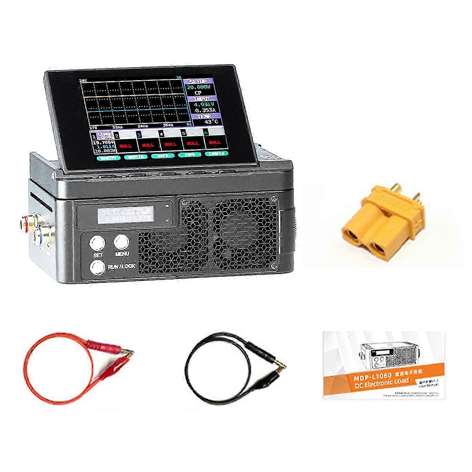 Elektronische DC-Last-Digital-Stromversorgung Labor Programmierbares lineares Leistungsmesser-Modul 60V 10A 100W