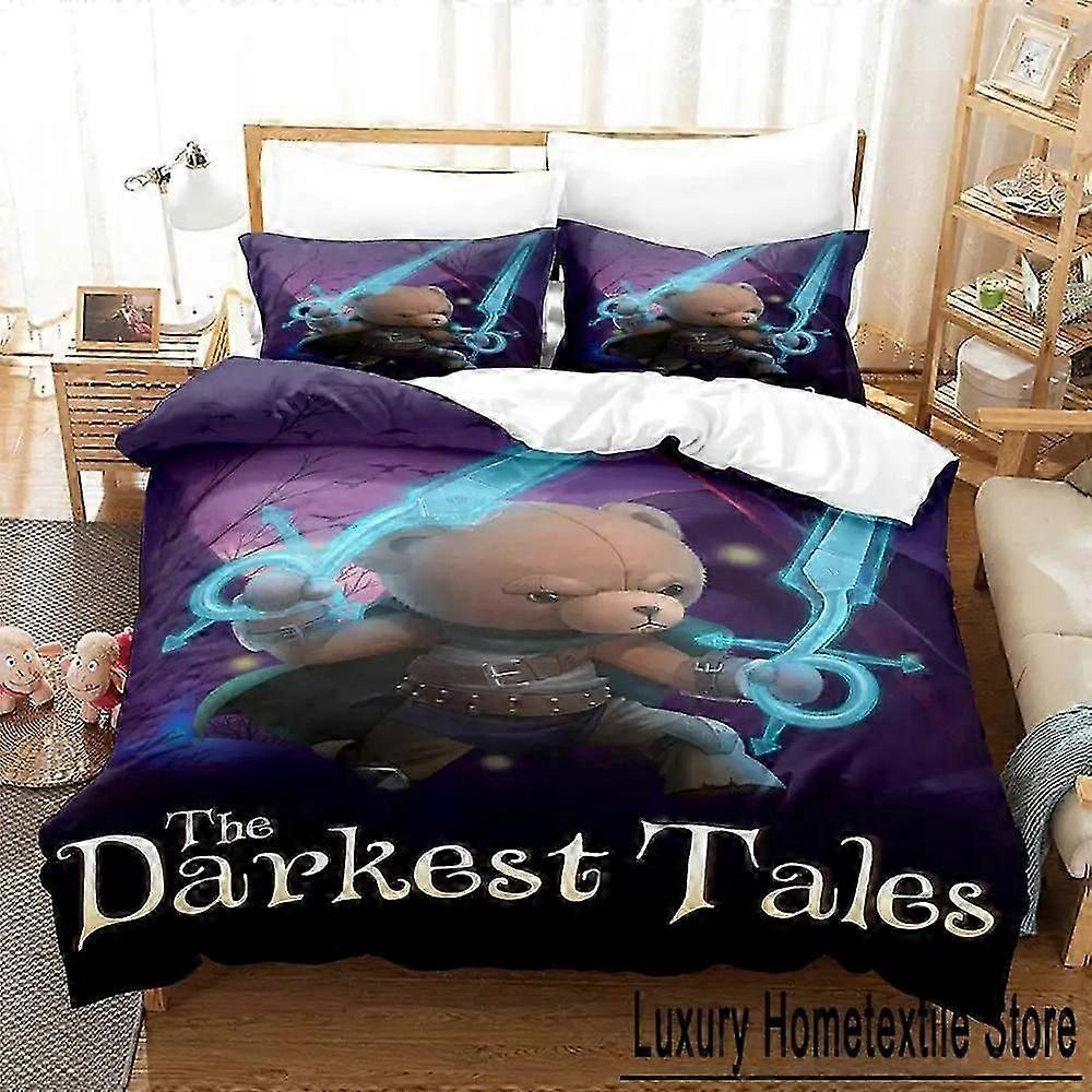 o2116 Lençóis Os Contos Mais Escuros Conjunto de Cama Conjunto de Cama Aldult Kid Quarto Conjuntos de Capa de Edredão Conjunto de Lençóis Lençóis fVV2116