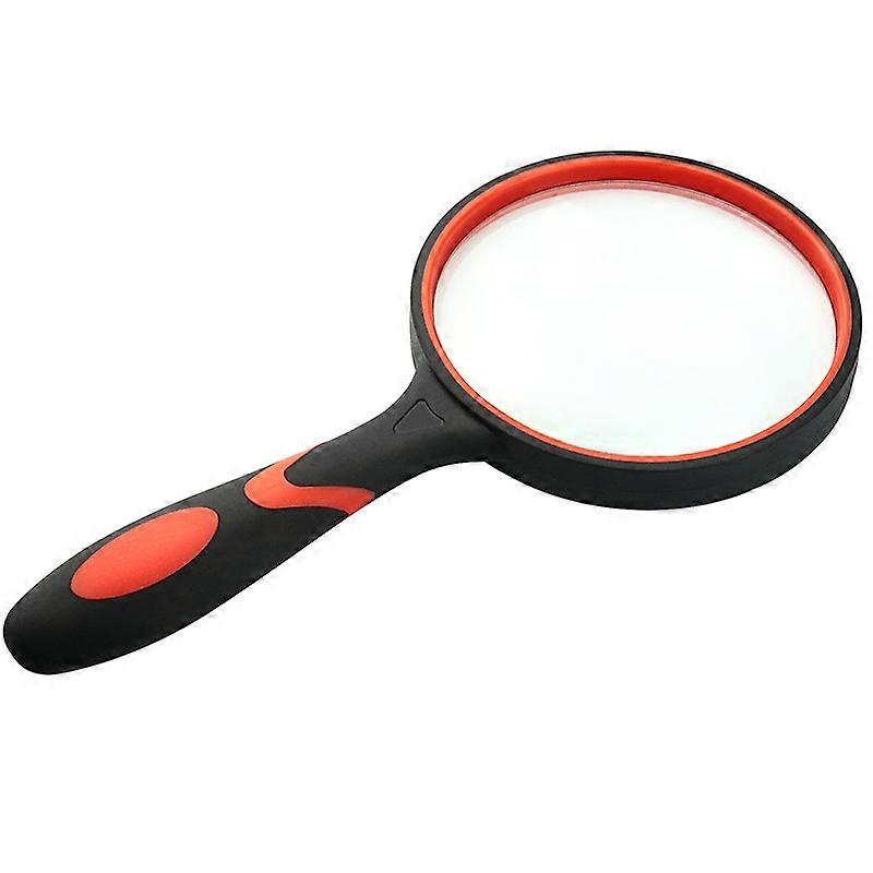 10X HD Optical Lens Handheld Magnifying Glass, Specification: 50mm 10X (50mm)