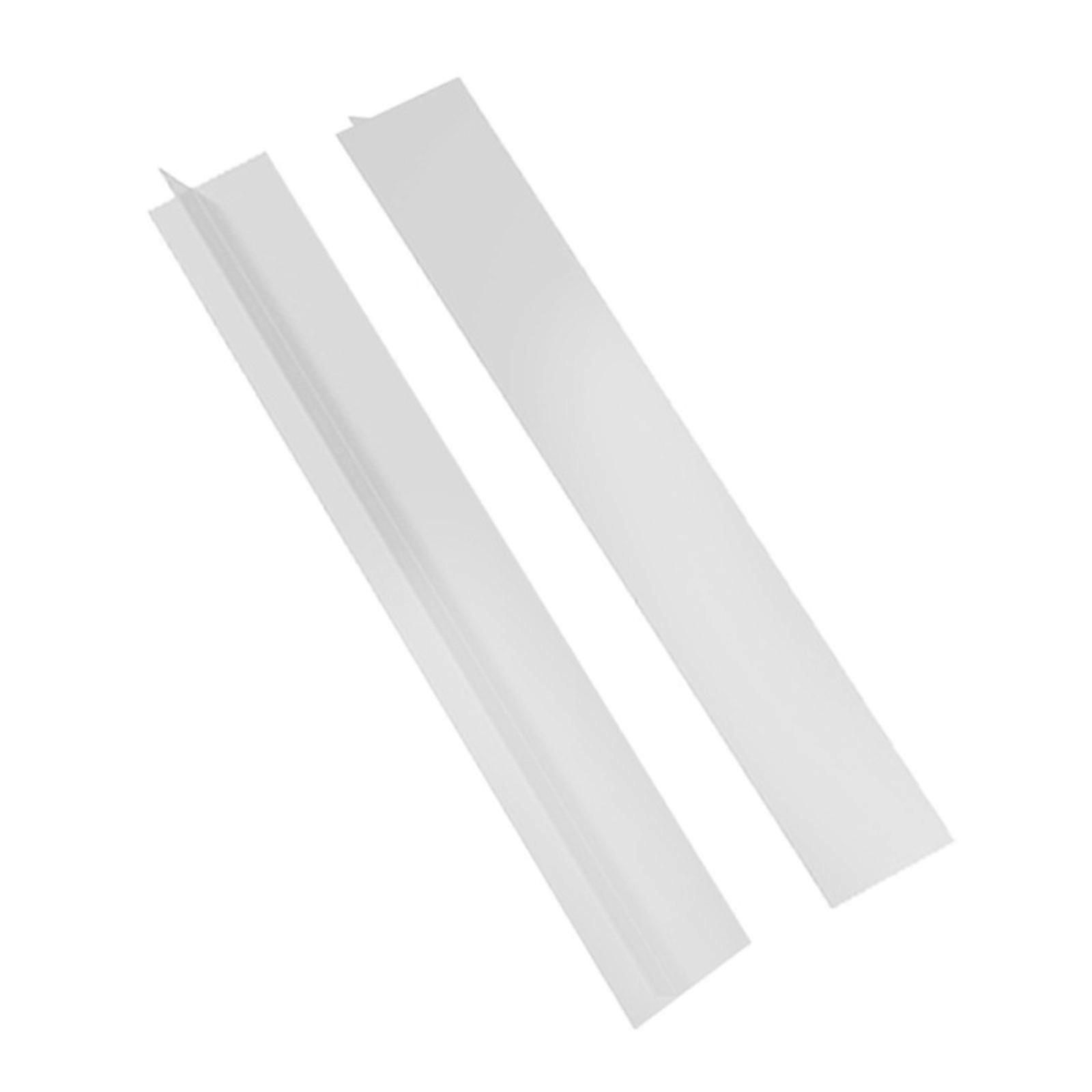 2Pcs Herd Counter Gaps Abdeckung T Form Silikon Streifen Öl Staub Wasser Dichtung Herd Abdeckung Herd Lücken Schutz Leicht zu reinigen Weiß