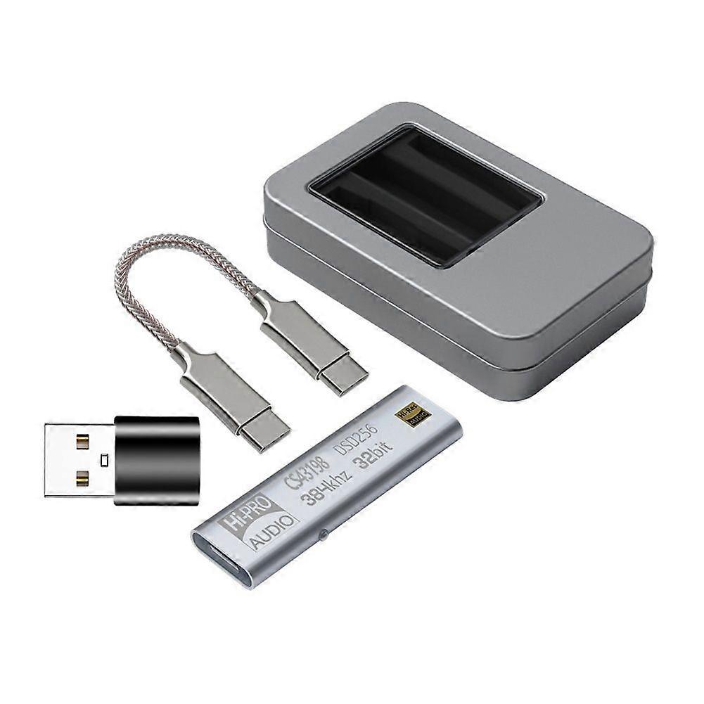 Type-C Headphone Amplifier CS43131 USB C Dongle DSD256 Decoding 32Bit 384KHz Decode AUX Adapter HiFi Audio Amp