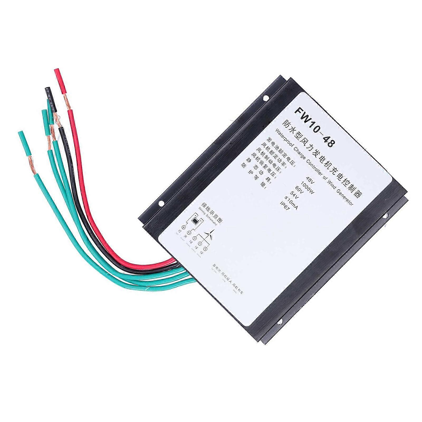 Durable Waterproof Wind Controller for 48V Battery Aluminum Alloy Wind Energy Generator Automatic Identification Durable