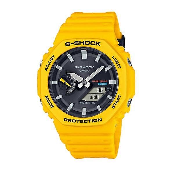 Casio G-shock Ga-b2100c-9aer Men's Analog-digital Watch - Yellow Resin Strap