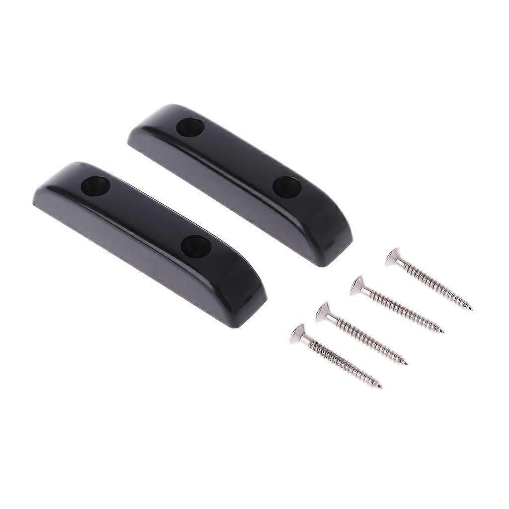 2pcs for  Black Thumb Rest/Tug Bar/Finger Pull For Jazz  Gui  Black