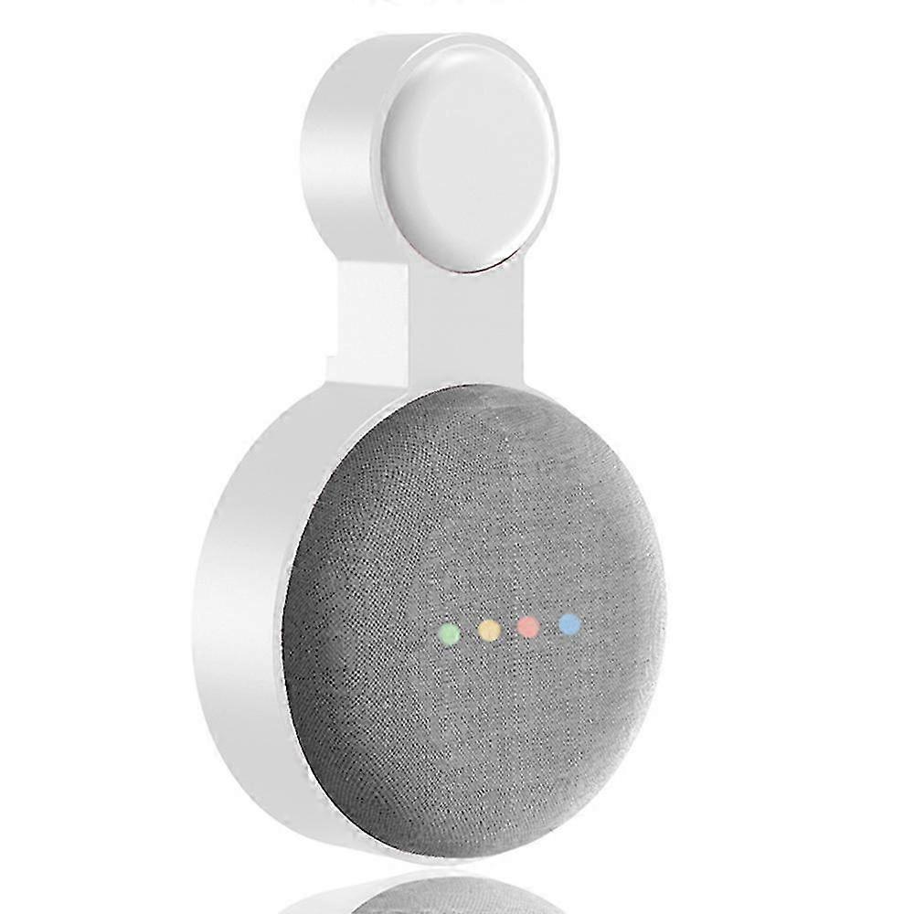 Suitable for Google audio for Google nest mini wall bracket second generation socket wall hanging hanger bracket-white Edition