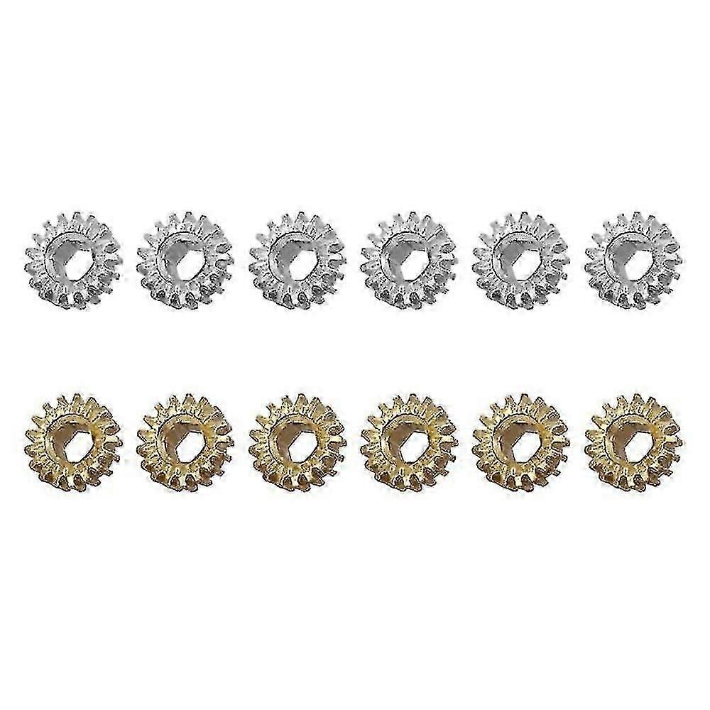 12 Pcs Ratio 1:18 Hexagonal Hole Guitar Tuners Tuning Pegs Key Machine Head Mount Gears