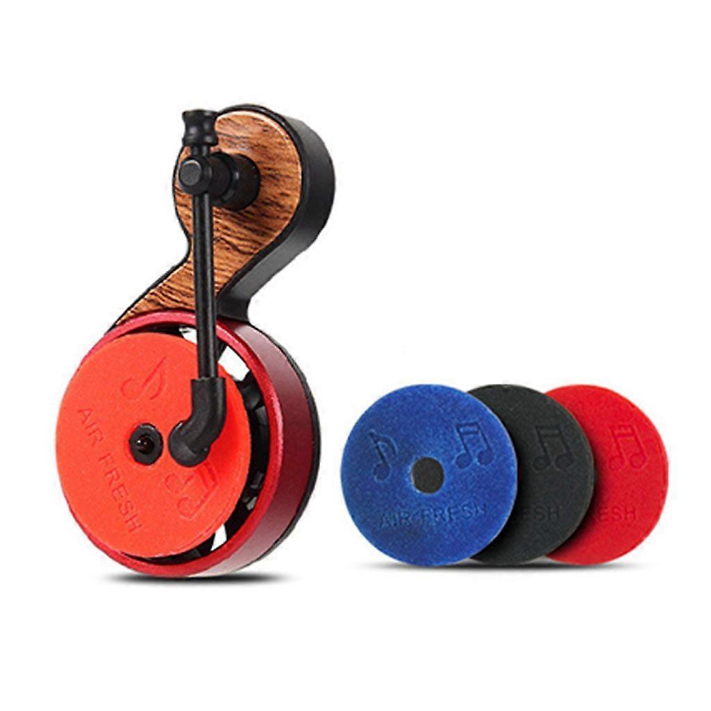 Car Aroma Diffuser Long Lasting Car Perfume Musical Notation Shape Clip Decor