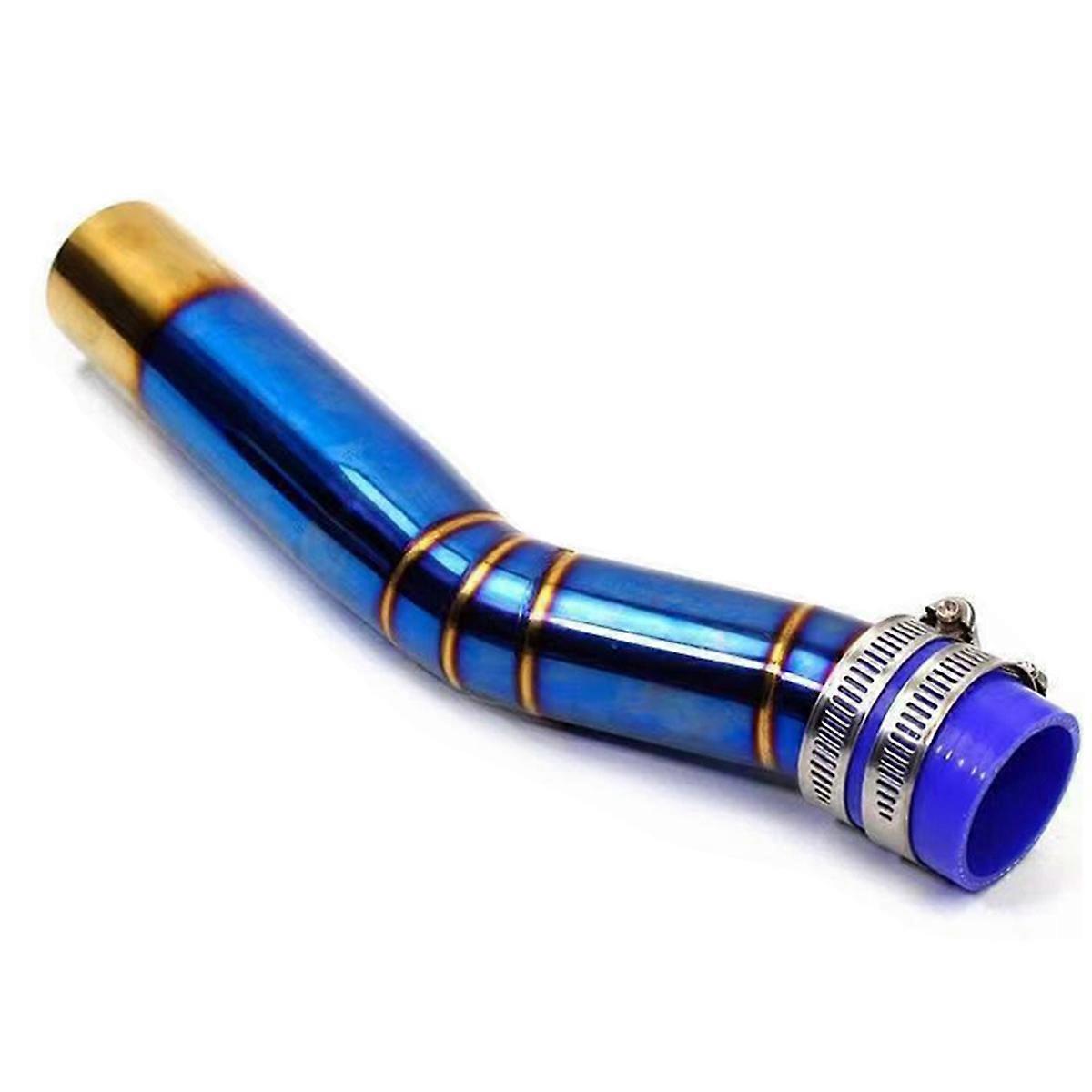 Motorcycle Stainless Steel Air Filter Intake Pipe for NMax 155 2017-2021 Modified Blueing Intake Pip