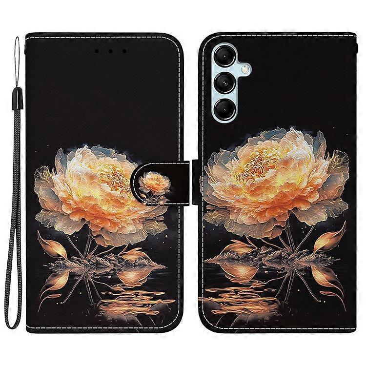 Compatible For Samsung Galaxy A15 4G Case 3D Pattern PU Leather Flip Shockproof Cover