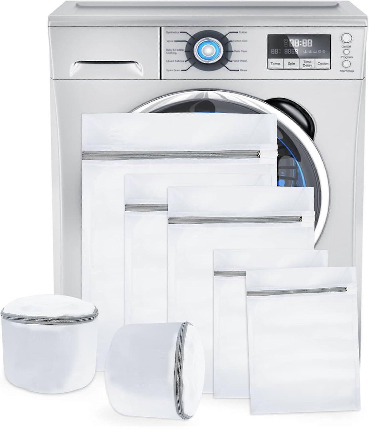 Set of 7 Washing Machine Net, Reusable Washing Net Bag/Laundry Net/Bra Washing Bag, Washing Net Bag for Shirts, Bras, Sweaters, Lingerie, Coats, Jeans