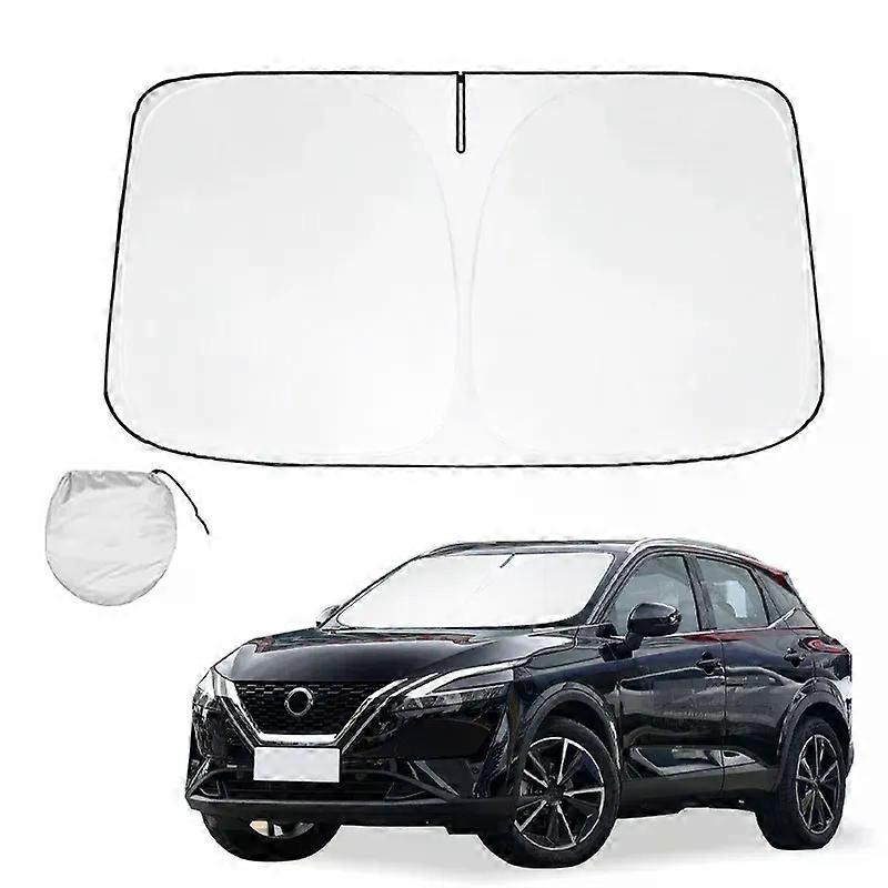 Windshield Sun Shade For Nissan Qashqai J10 2010-2021 Sunshade Sun Visor Protector Foldable Blocks UV Rays Keep Your Car Cooler