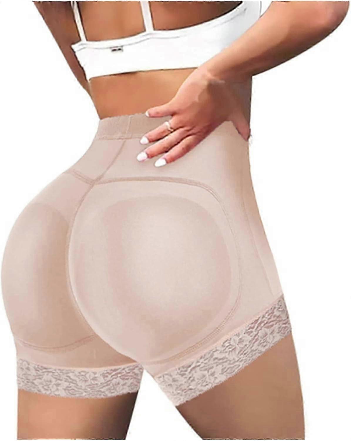 Calcinha acolchoada com elevação do quadril e shorts push-up para mulheres