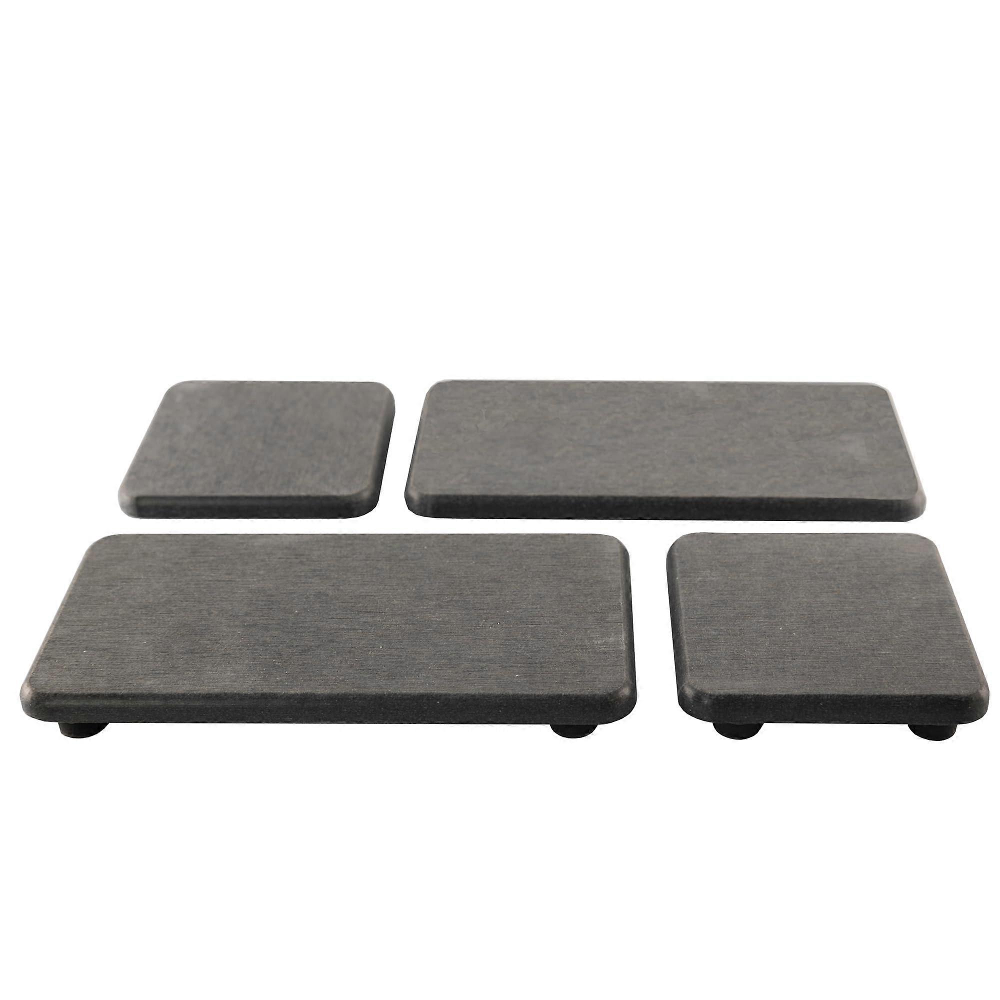 4 Water absorbing diatomite soap container, soil cups with diatoma, hand soap holder, water absorbent stone tray, modern house plants and bathrooms