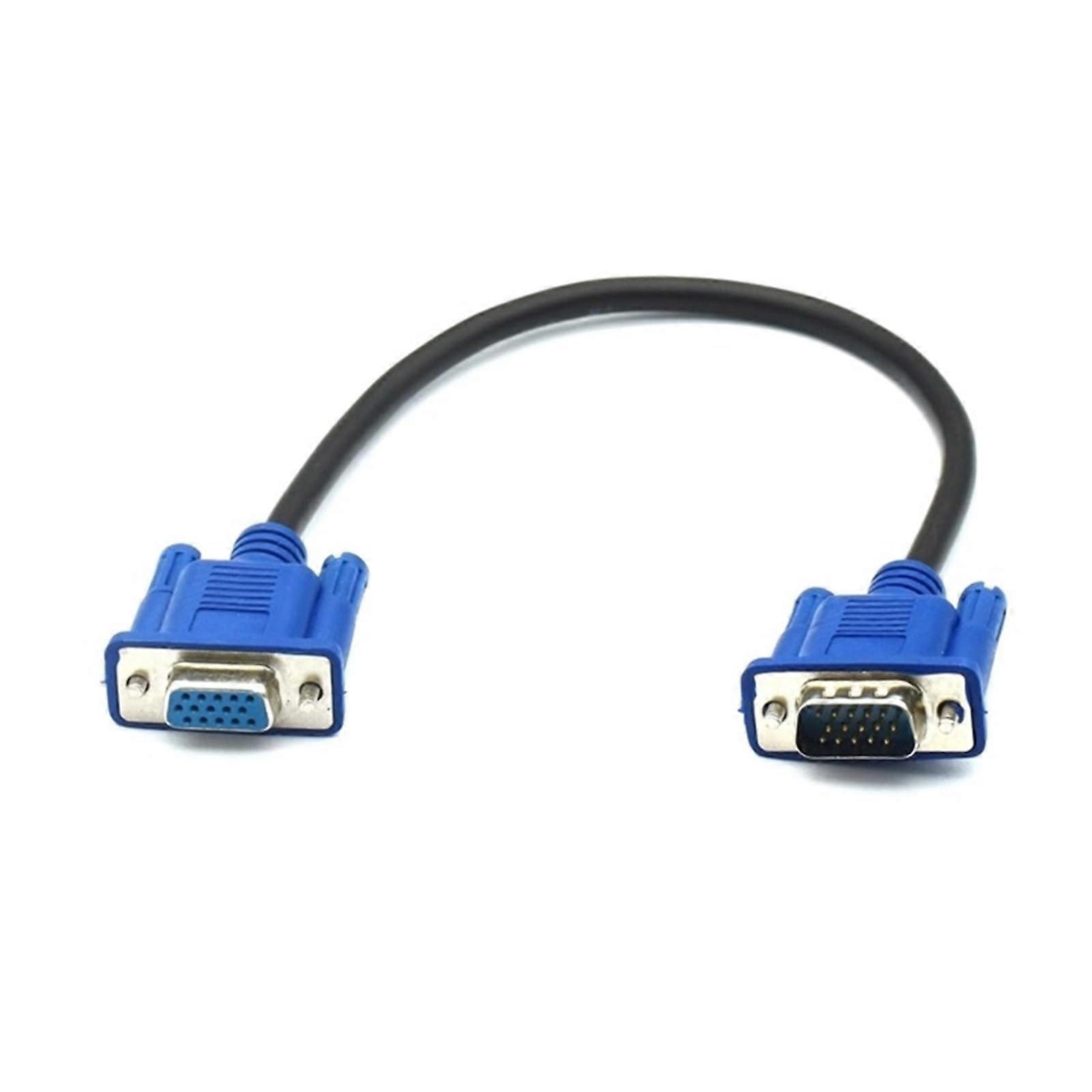 VGA SVGA HDB Male to Female Extension Cable 30CM 50CM 1FT 3M 5M Compatible with Computer Monitors