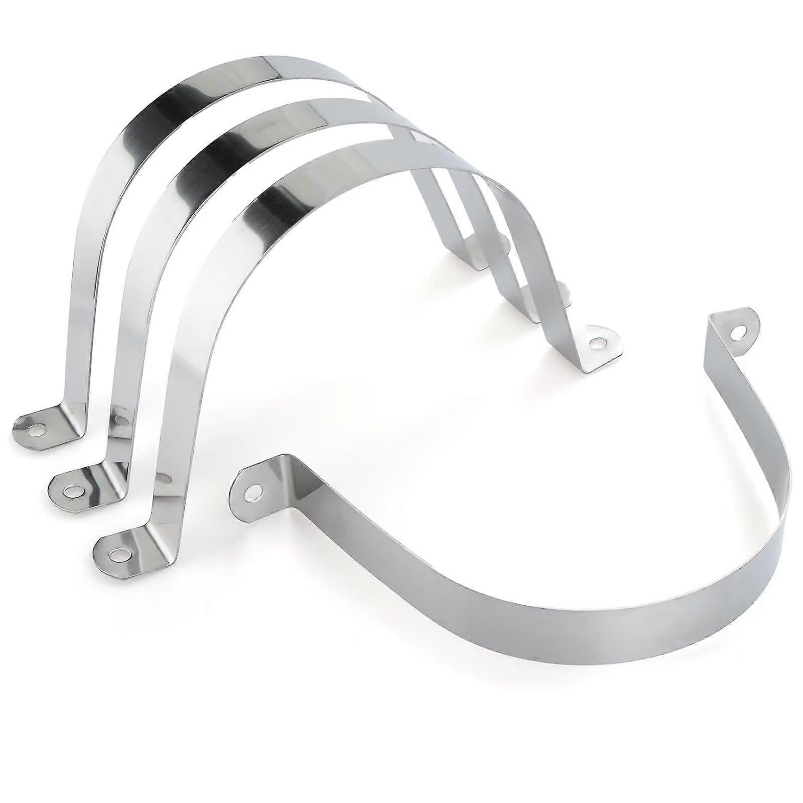 821/32 Inch 304 Stainless Steel Extra Wide Pipe Clamps 4 PCS Heavy Duty U-Bracket Conduit Clips for Secure Mounting
