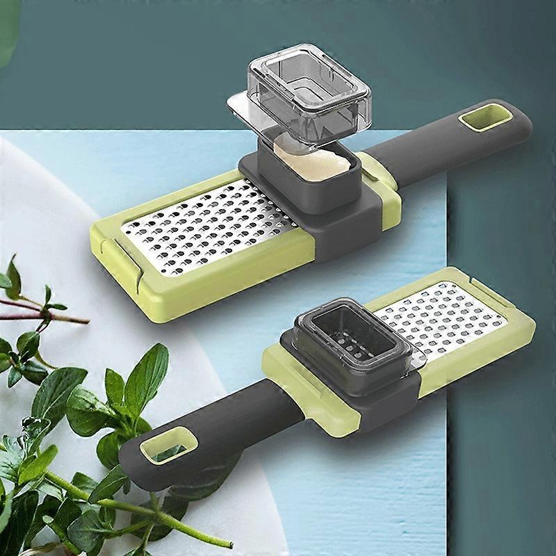 2 PCS Creative Garlic Squeeze Garlic Masher Kitchen Tool Household Manual Vegetable Cutter