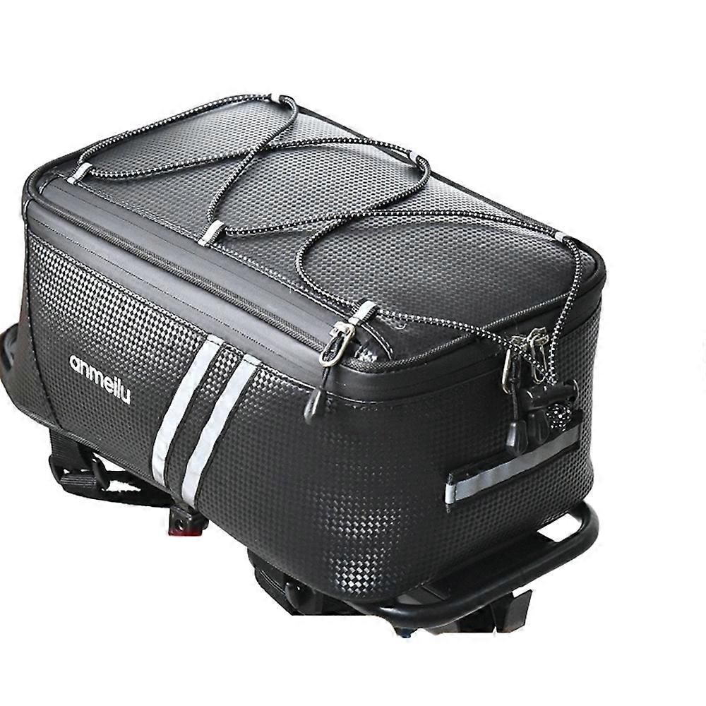 Reflective Bicycle Rear Bag with Waterproof Zipper