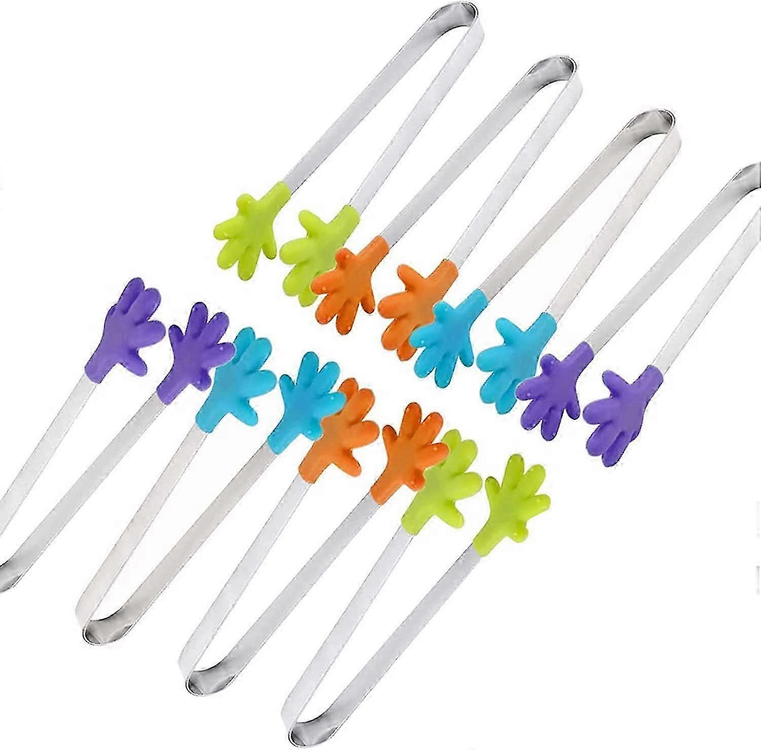 8pcs Kitchen Tweezers Tongs