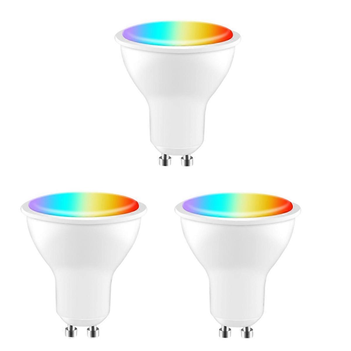 Tuya GU10 Smart LED Bulb Dimmable 5W AC100-130V WIFI+Bluetooth 3 Pcs