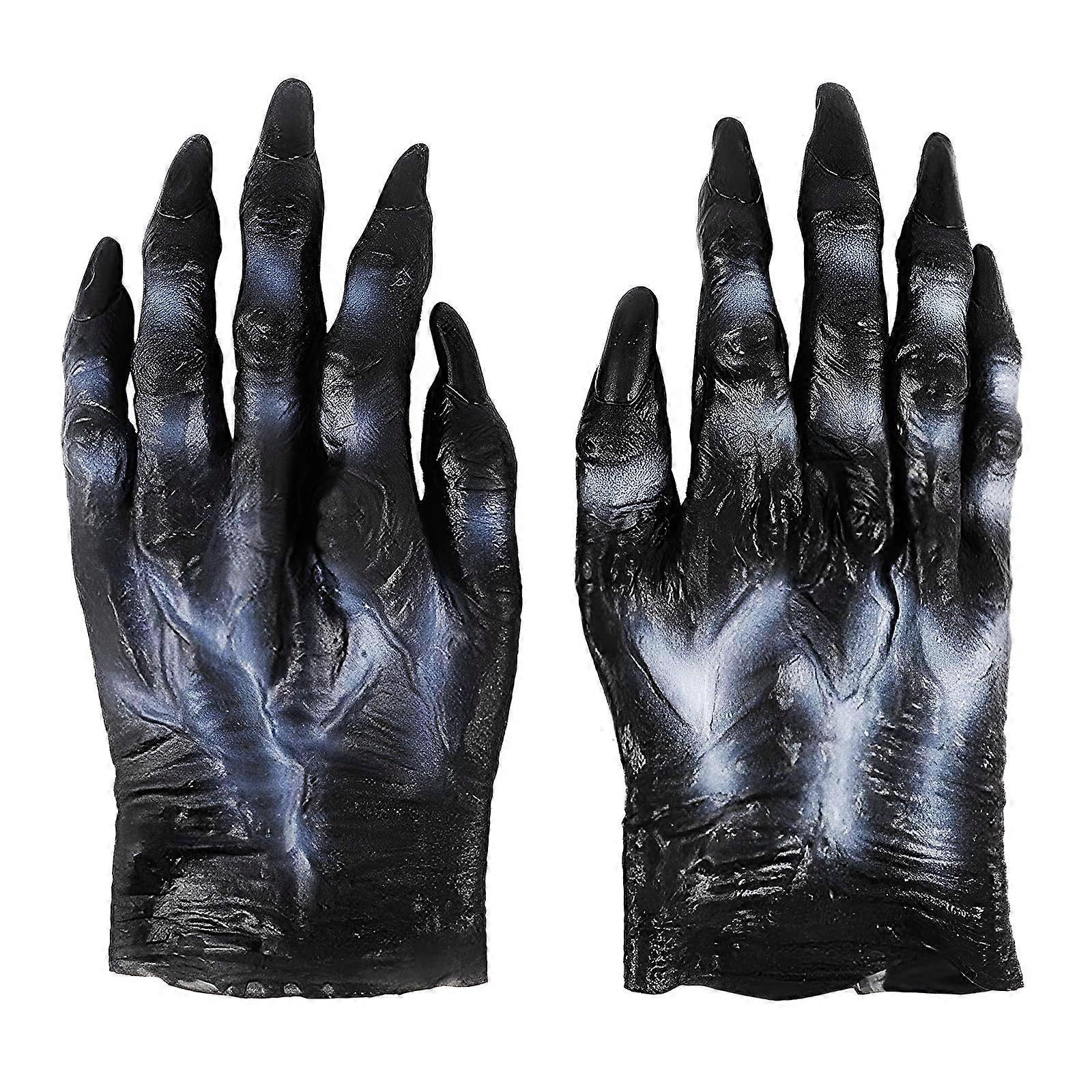 Wolf Claw Gloves Scary Halloween Costume Gloves