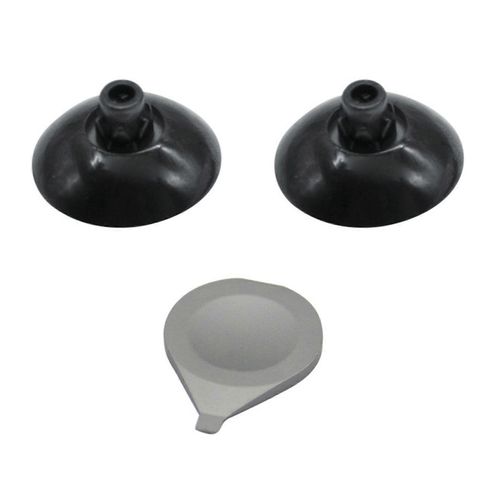 3Pcs Controller Metal Thumbstick Bases with Repair Tool for Game Console