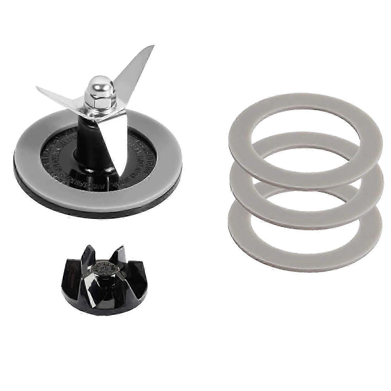 Replacement Parts Blender Blade Assembly with 3 Pcs Blender Gaskets,Replacement Parts for CBT-500,SB5600,CB600