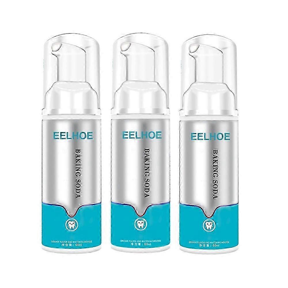 3PCS歯のホワイトニングソーダ歯磨き粉ムース汚れ除去ディープオーラルクリーニングフォーム