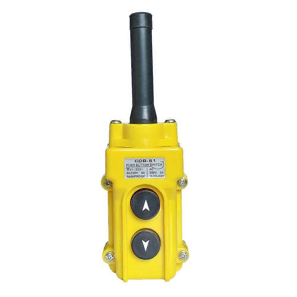 2025 Latest Model  Hoist Crane Push Button Switch, Rainproof COB-61 Crane Pendant Control