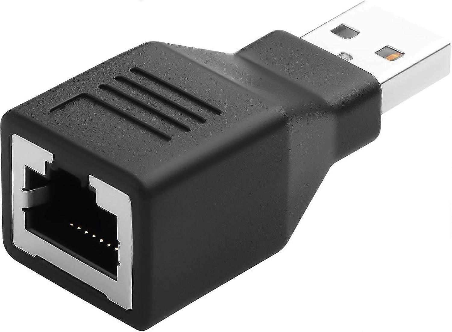 2025 Latest Model  2 PCS USB Over Cat6 Adapter for Cat 6/6e/5/5e USB Over