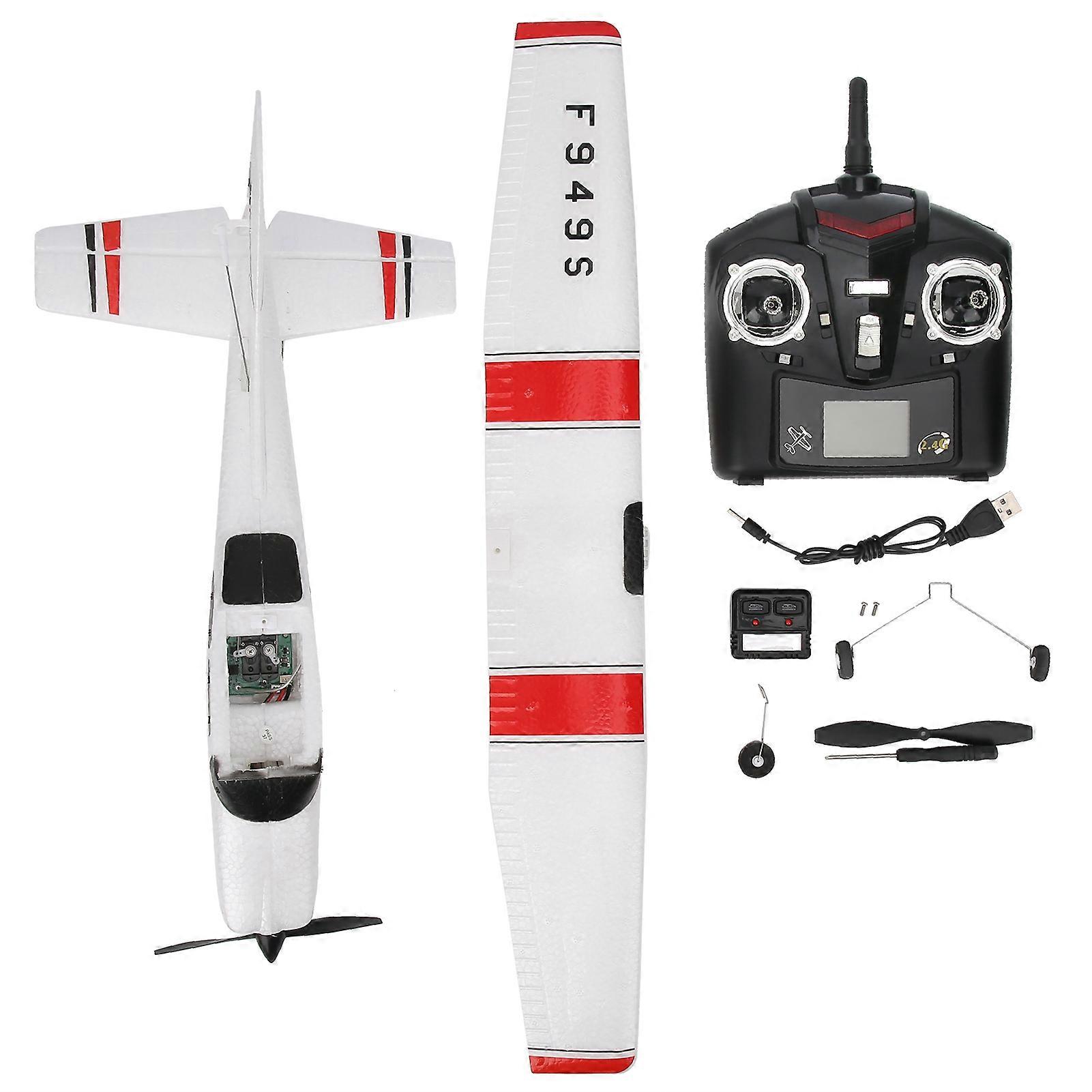 F949S 2.4GHz 3 Channels Micro RC Airplane Remote Control Fixed Wing for CESSNA‑182 Toy