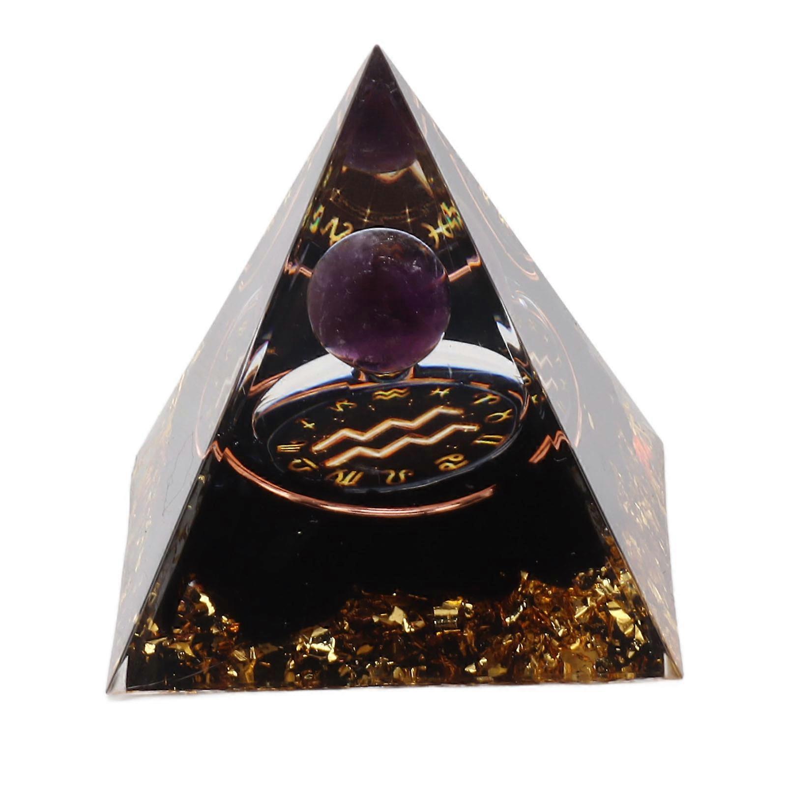 5cmピラミッドポジティブエネルギーヒーリングクリスタル瞑想有機石ピラミッド干支エネルギージェネレーター水瓶座