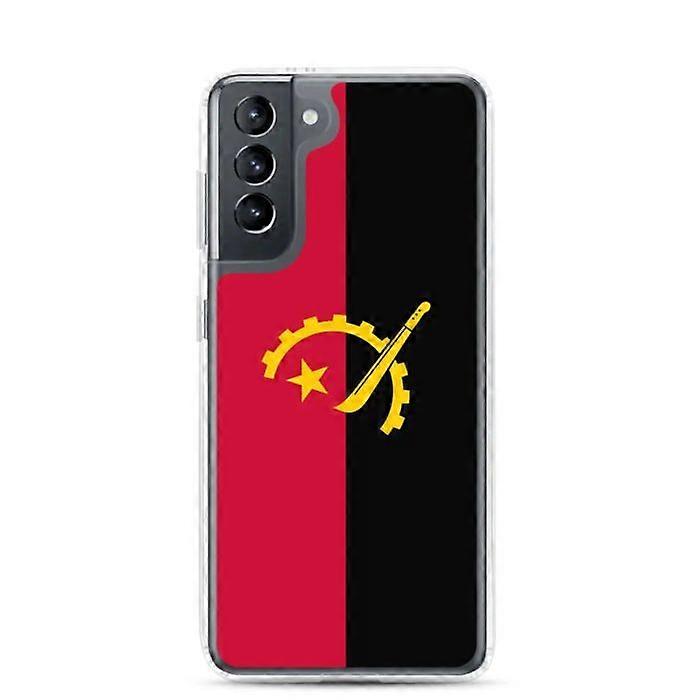 Phone Case - Samsung - Galaxy S21 Plus - Angola Flag - Soft - Multicolor