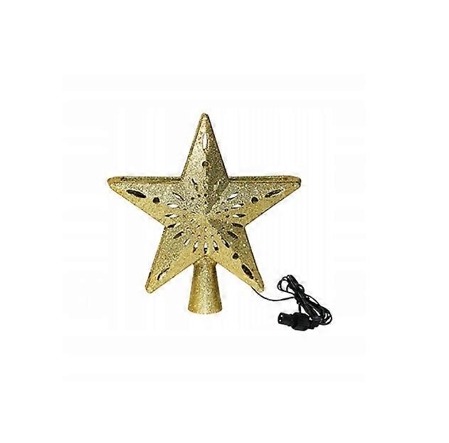 Special Star For Christmas Tree With Golden Led Projector