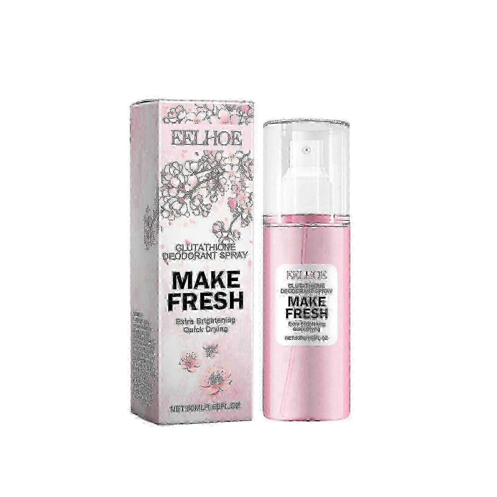 Glutathione Deodorant Spray, Summer Armpit Sweat To Odor Lasting Fragrance Refreshing Not Sticky Greasy