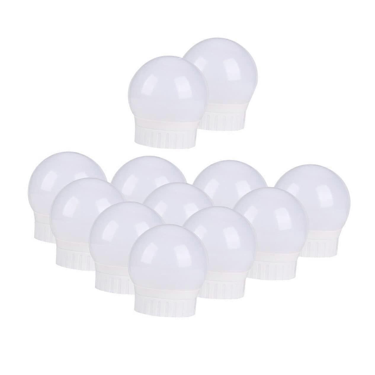 1 Set Light Bulb Mirror Dimmable Mirror Lights Flexible Strip Light Mirror Front Lamp Rechargeable Bulb USB Bulb Makeup Mirror Light Mirror Light For